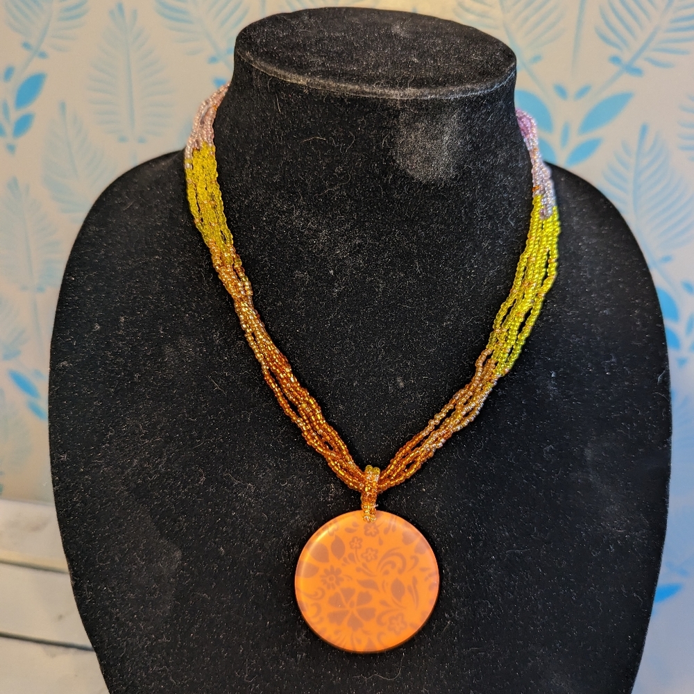 Floral Sunburst necklace